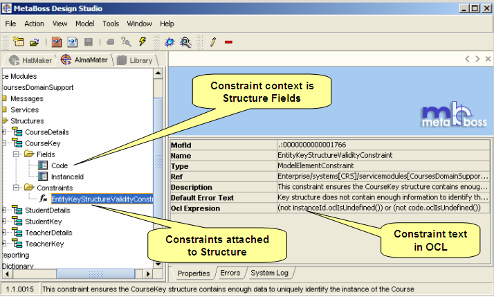 Sample Structure Constraint